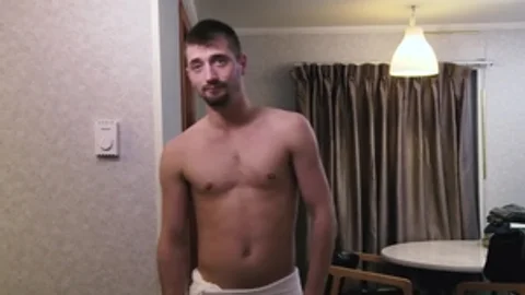 IconMale.com - Hairy athletic boyfriend blowjob cum HD