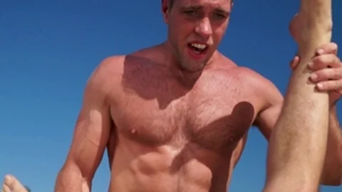 Falcon Studios: Casey Jacks is so hairy bodybuilder